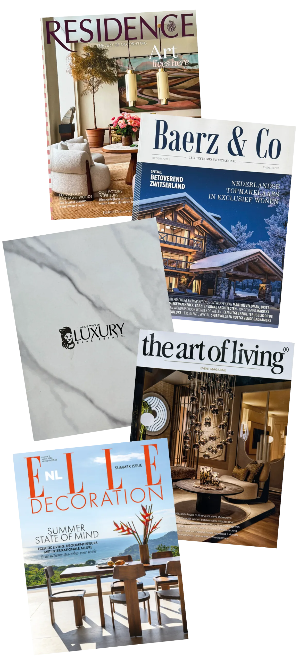 Luxury home magazines het gooi